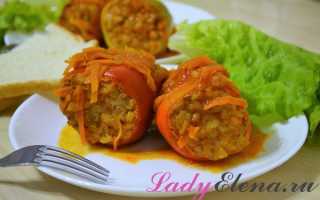 Перец, фаршированный картофелем с сыром, запеченный в духовке
