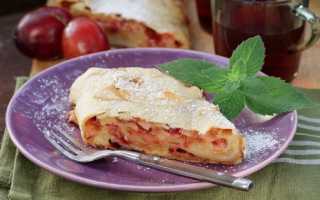 Штрудель из слоеного теста — 15 домашних вкусных рецептов приготовления